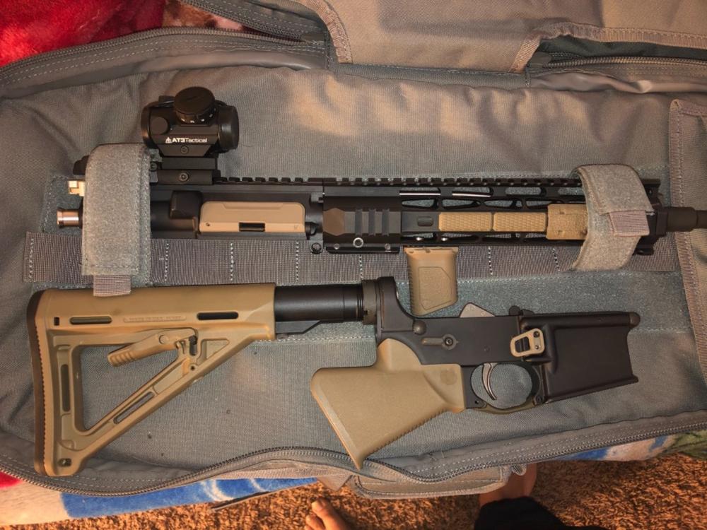 Strike Industries AR-15 Angled Grip w/ Cable Management - Short, FDE - Customer Photo From Javier Ramirez