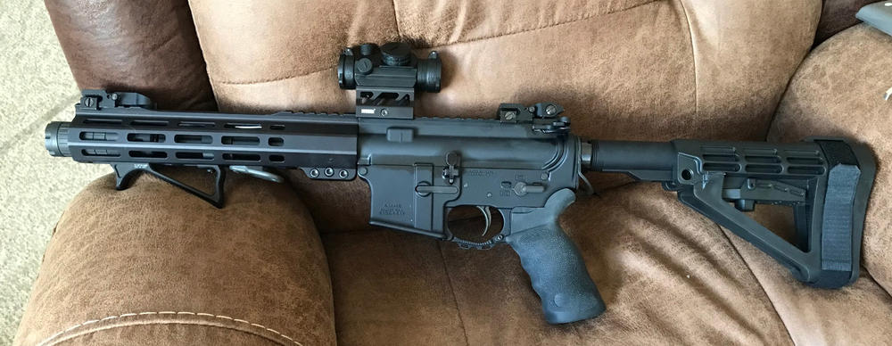 Dirty Bird 7.5" Pistol 556 M-LOK Upper Assembly - Black - Customer Photo From Kevin M.