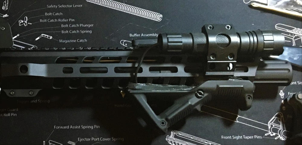 Magpul AFG1 Angled Fore Grip - Black - Customer Photo From Dustin Flansburg