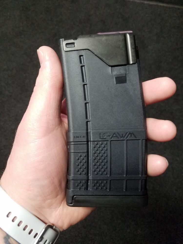 Lancer L5AWM AR-15 20RD Magazine - Black - Customer Photo From Nate Stark