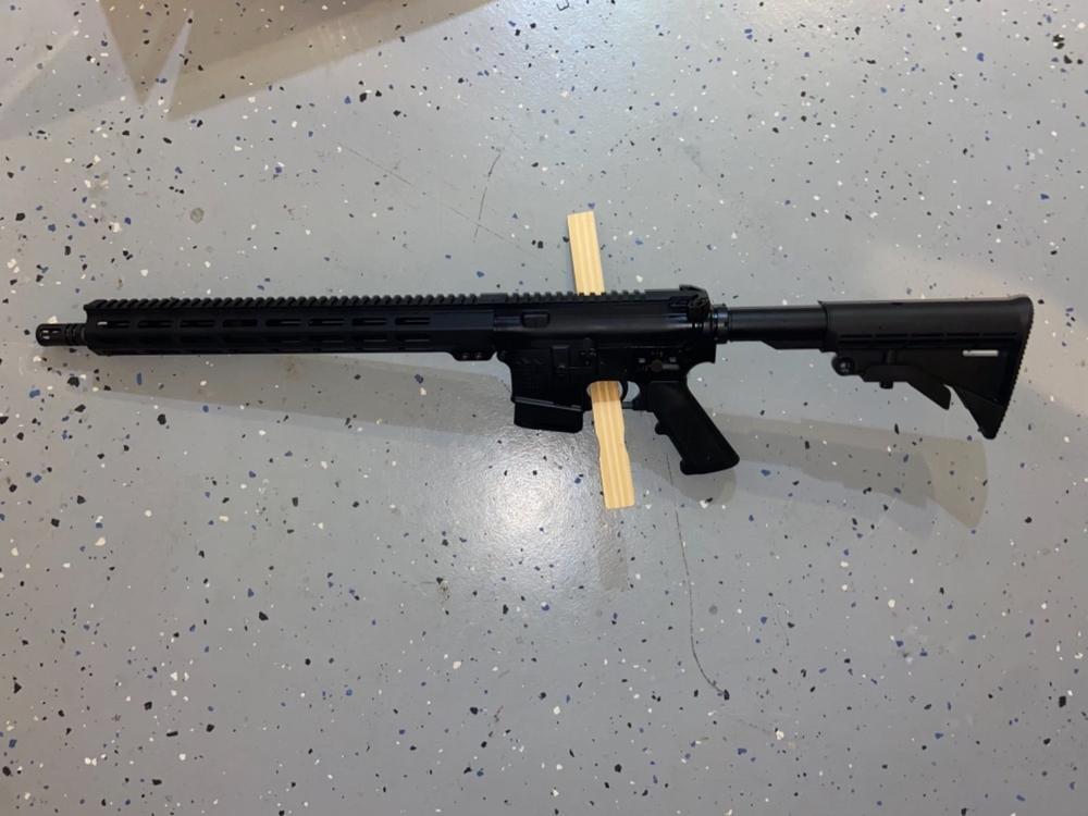 NBS Sport 16″ 5.56 Gov / SOCOM Midlength M-LOK Upper Assembly - Customer Photo From AARON CROSS