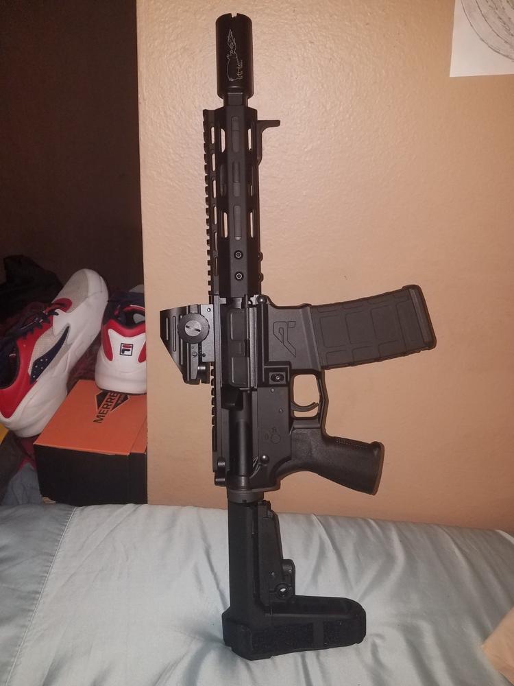 Reptilia Corp AR-15 CQG Pistol Grip - Black - Customer Photo From Justice Johansen