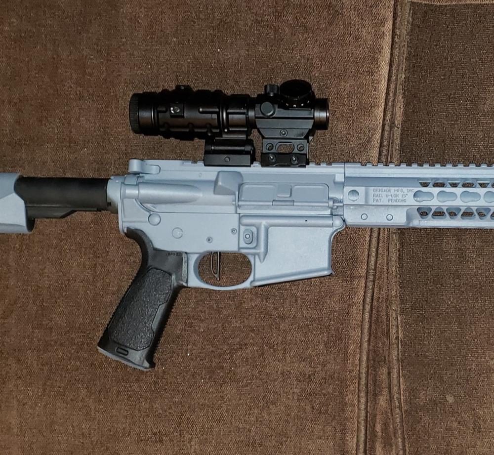 Strike Industries AR-15 Rubber Overmold Enhanced Pistol Grip - Customer Photo From Andrew Jefferson