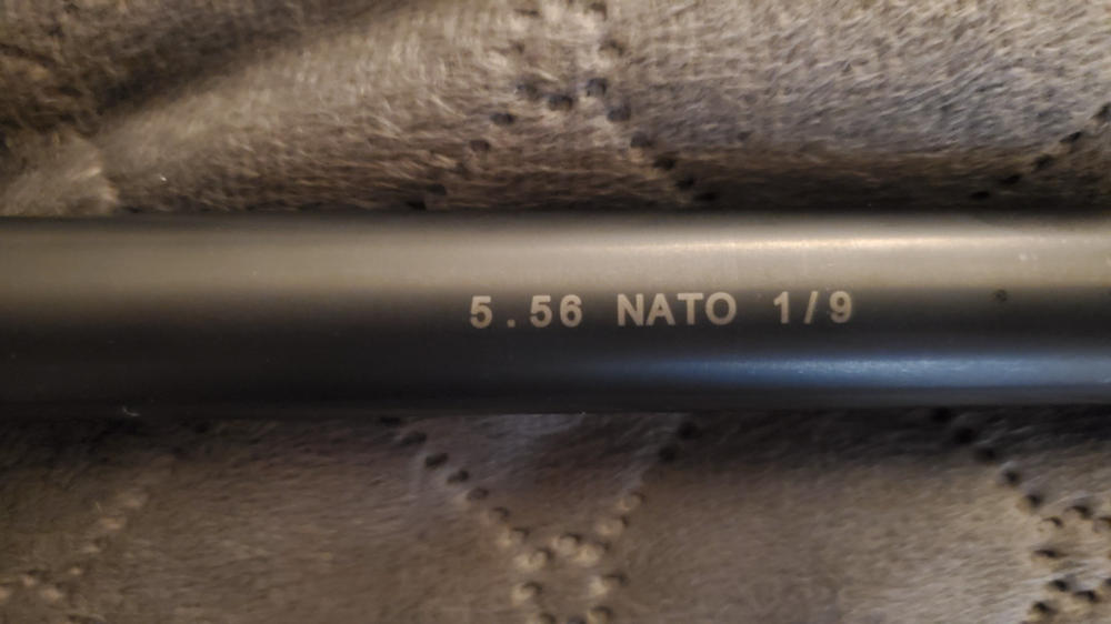 NBS 16" 5.56 HBAR 1:9 Twist Black Nitride Carbine Barrel - Customer Photo From Christopher Kiehl