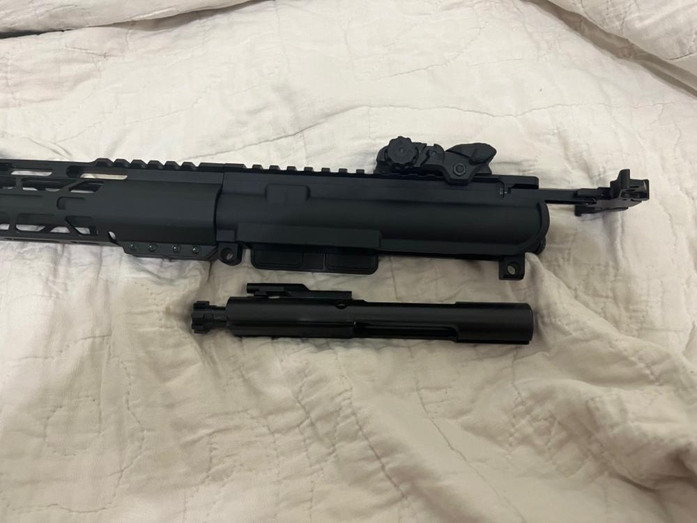 AO Precision C158 SP/HPT/MPI 5.56 Bolt Carrier Group - Black Nitride - Customer Photo From Wyatt Jenkins