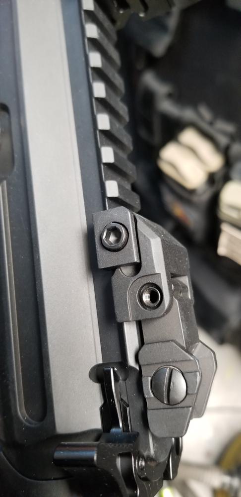 Trinity Force Aluminum Flip-Up Sight Set - Customer Photo From Cory H.