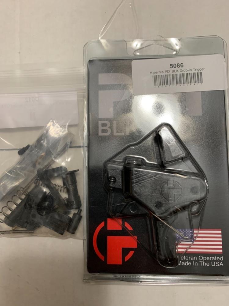 Hiperfire PDI BLK Lower Parts Kit Minus Grip - Customer Photo From Eric Tran