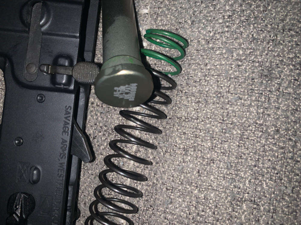 VLTOR A5 Standard Buffer & Sprinco Green Buffer Spring Kit - Customer Photo From Mike Guillot