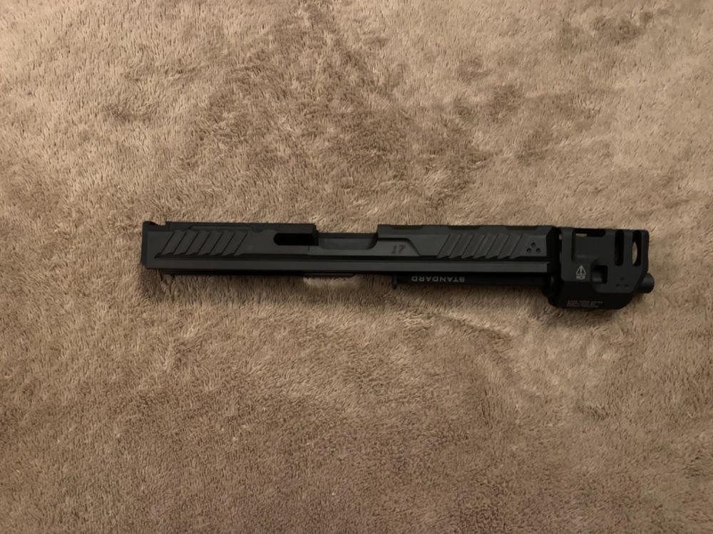 Strike Industries Glock 17 Gen 3 LITE Slide - Black - Customer Photo From Daniel Porter