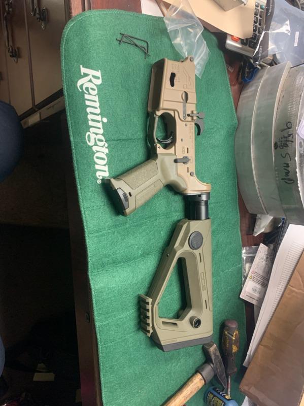 Hera Arms AR-15 CCS Mil-Spec Buttstock - OD Green - Customer Photo From Charles Monnin