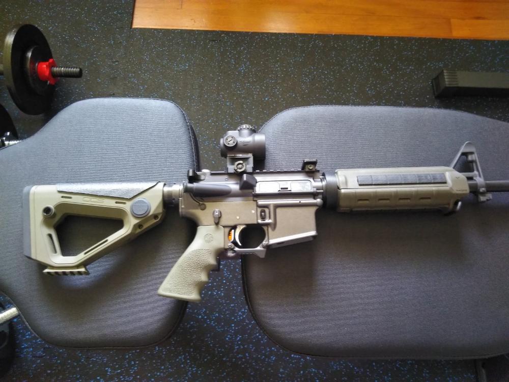 Hera Arms AR-15 CCS Mil-Spec Buttstock - OD Green - Customer Photo From John F Montgomery II
