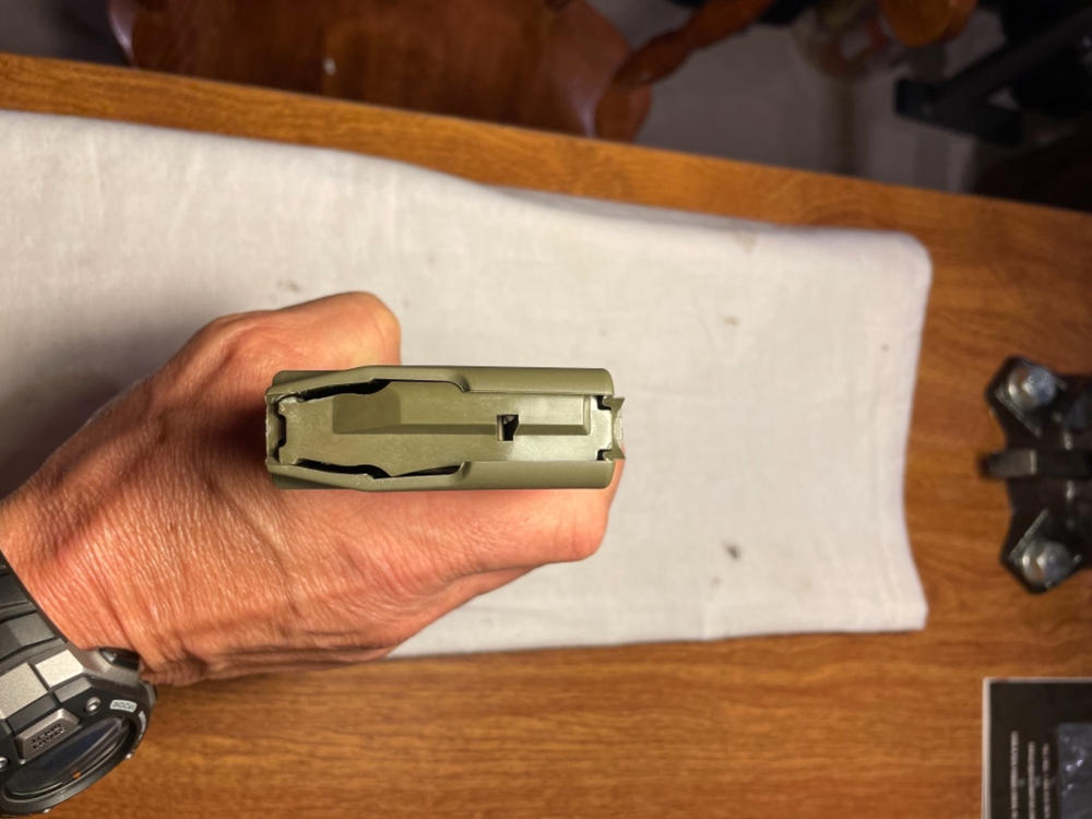 Hera Arms H3T GEN 2 Transparent Frame 30-Round Polymer Magazine - OD Green - Customer Photo From Jonathan Rupp