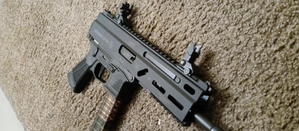 Trinity Force AR-15 Polymer Flip-Up Sight Set - Customer Photo From Juan Gutierrez