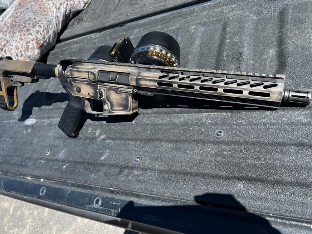 NBS 10.5″ 5.56 Gov / SOCOM Carbine M-LOK Upper Assembly - Customer Photo From Ryan Weaver