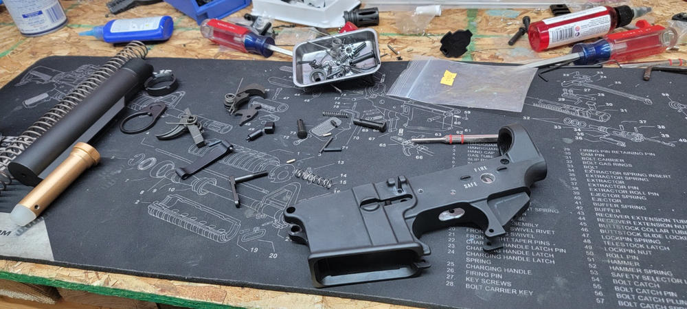 Dirty Bird AR-15 Lower Parts Kit Minus FCG & Pistol Grip - Customer Photo From Eloyd long