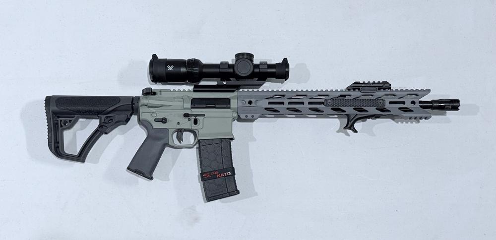 Daniel Defense AR-15 Mil-Spec Collapsible Buttstock - Black - Grey - Customer Photo From Chase Pritchard