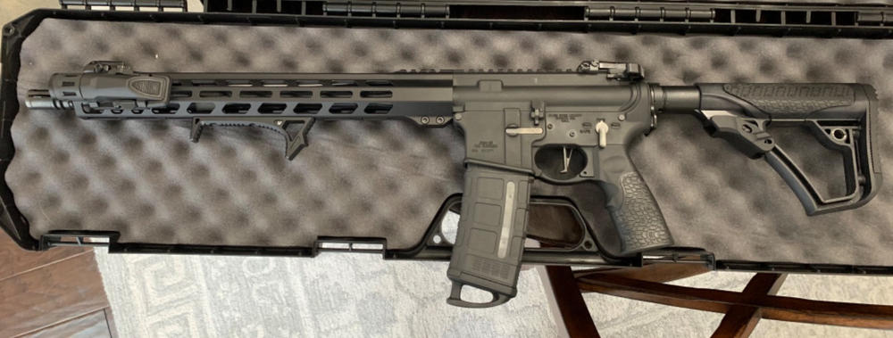 Daniel Defense AR-15 Mil-Spec Collapsible Buttstock - Black - Customer Photo From Derek Dykes