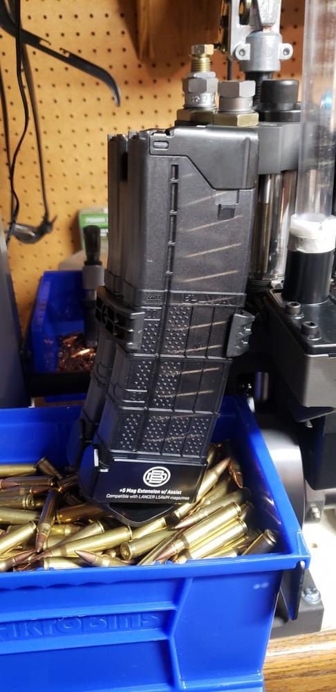 Dirty Bird Industries Lancer L5AWM +5 Magazine Extension w/ Assist - Customer Photo From Jerry!