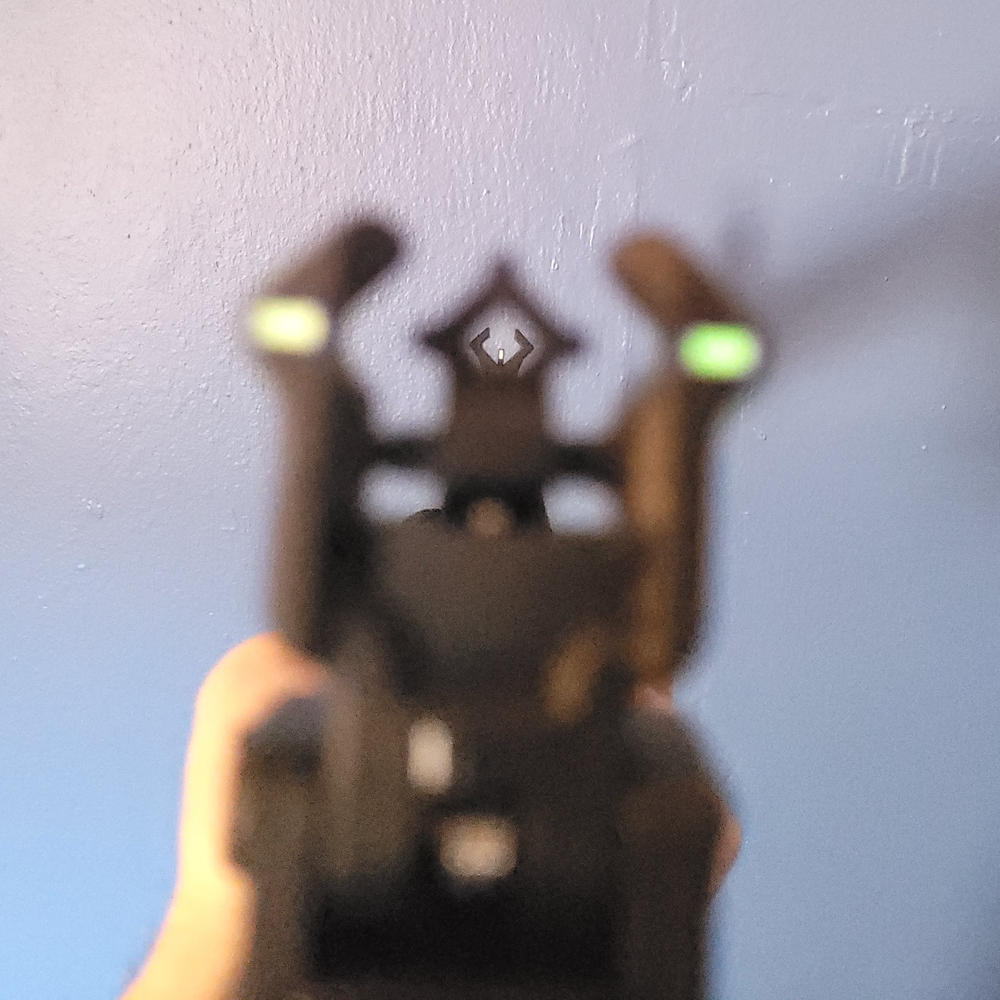 Diamondhead USA Polymer Diamond Integrated Sighting System - Black - NiteBrite - Customer Photo From Augie Maddox