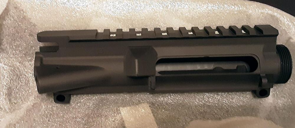 NBS AR-15 Stripped Forged Upper Receiver - T-Marked - Customer Photo From James Hughes