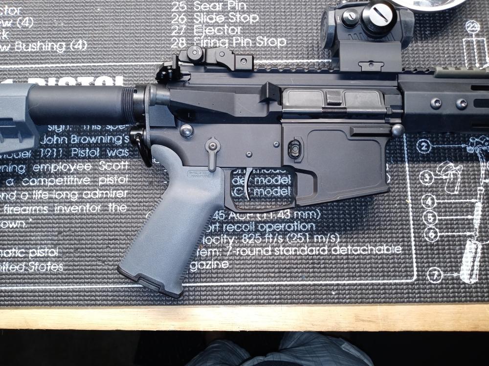 17 Design Stripped AR-15 Mil-Spec Billet Lower Receiver - Customer Photo From Chris Paige