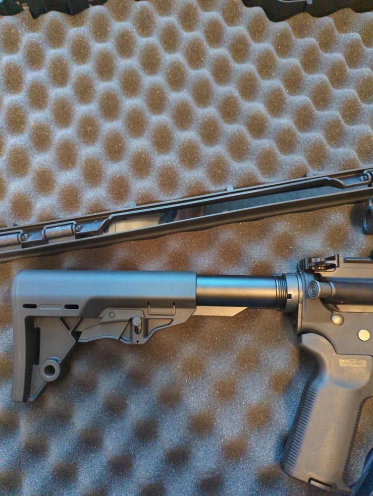 HM Defense AR-15 CQB Mil-Spec Carbine Adjustable Stock - Customer Photo From Jackson gray