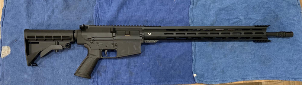 HM Defense AR-15 .750 Low Profile Gas Block - Black Nitride - Customer Photo From gary Brouillette