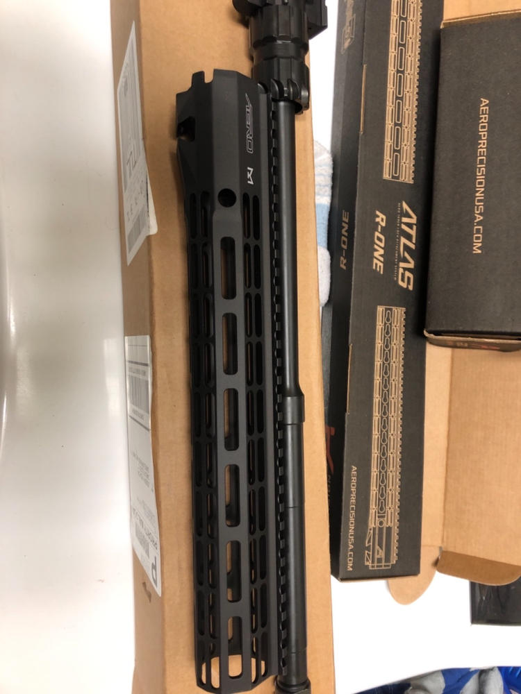 Aero Precision M5 ATLAS R-ONE M-LOK Handguard - 12", Black - Customer Photo From Joseph Vidacak