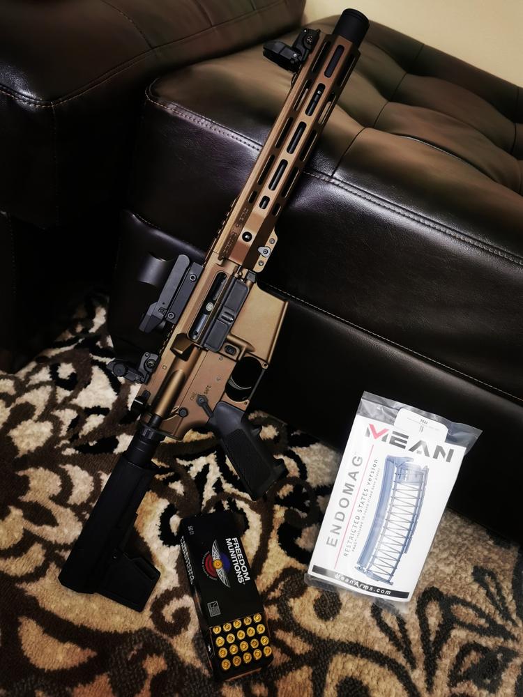 Dirty Bird AR-15 SMRS Handguard - Slim M-LOK Rail System - Midnight Bronze, 9.5" - Customer Photo From JR Pardo