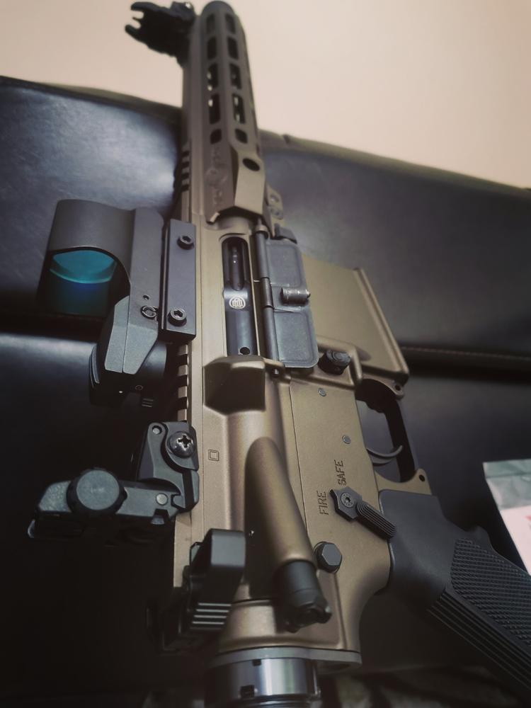 Dirty Bird AR-15 SMRS Handguard - Slim M-LOK Rail System - Midnight Bronze, 9.5" - Customer Photo From JR Pardo