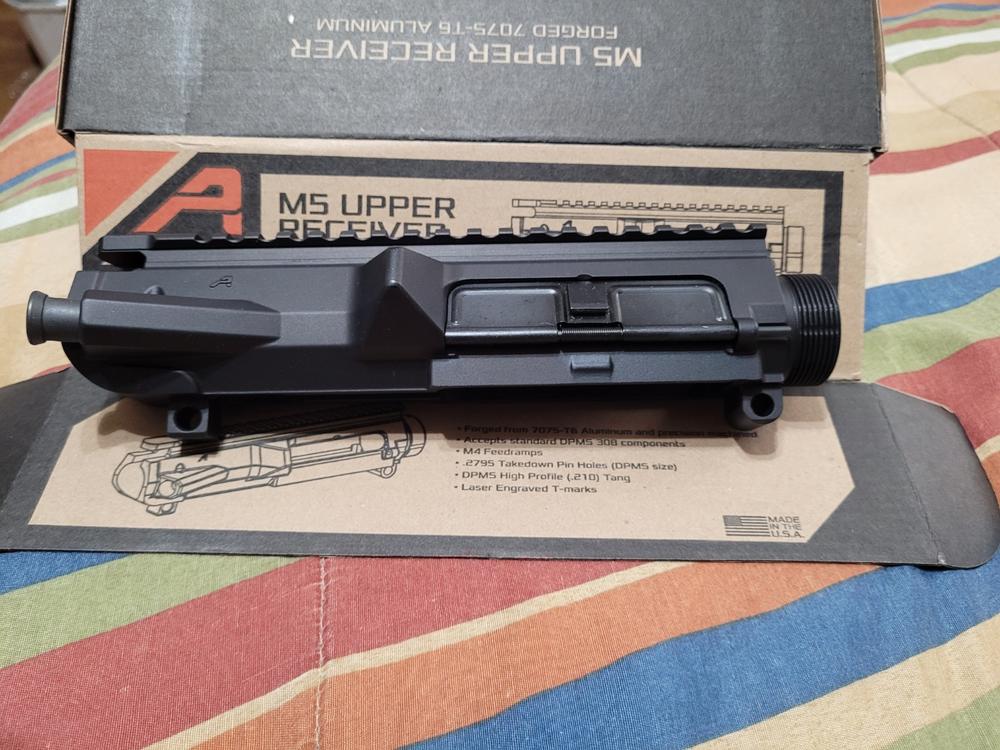 Aero Precision M5 (.308) Assembled Upper Receiver - Black - Customer Photo From Sean Bradshaw