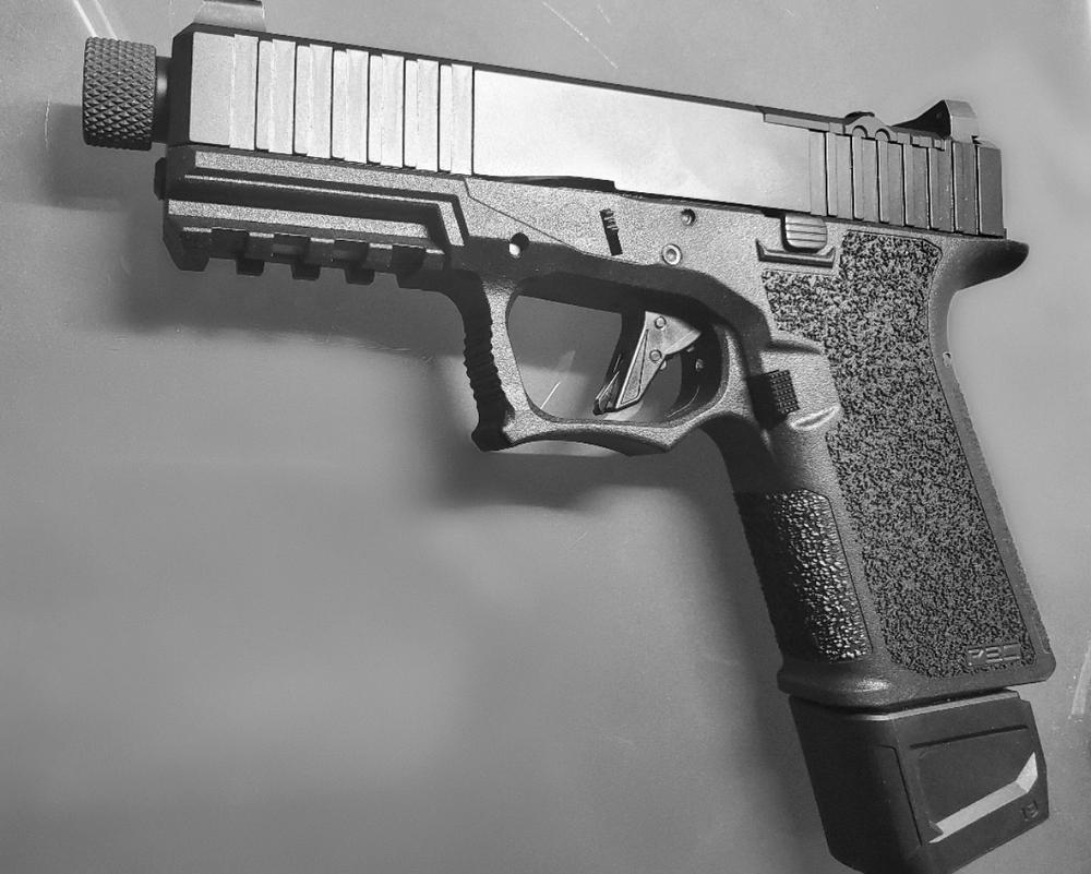 Dirty Bird Glock 9mm 1/2-28 Knurled Thread Protector - Parkerized - Customer Photo From Humberto Roman