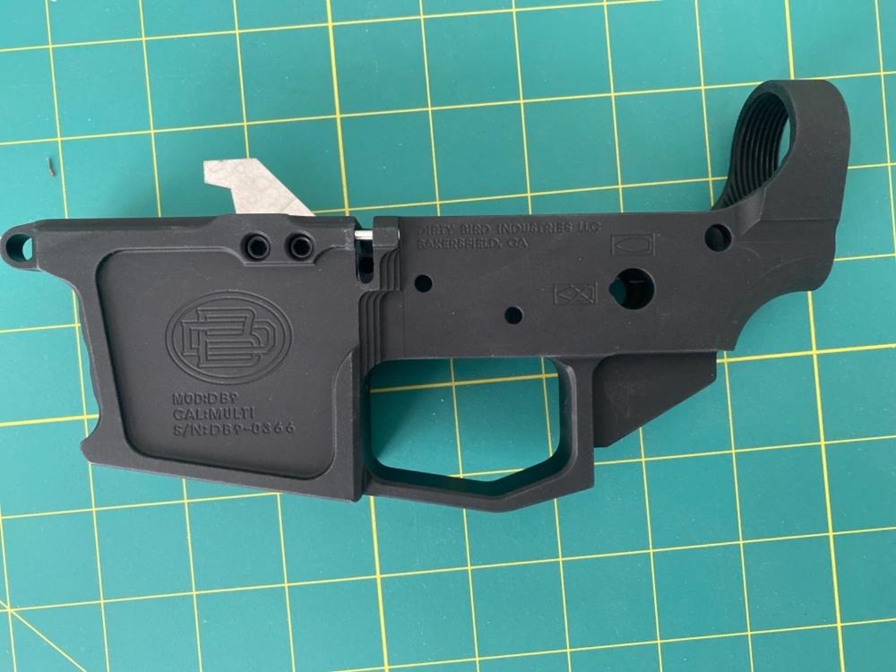 Dirty Bird DB9 9mm Billet Lower Receiver - Customer Photo From Bryan Hansen