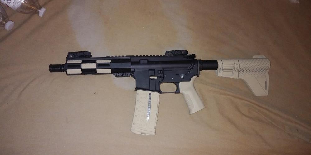 Dirty Bird Industries 7.5″ 5.56 DRP Pistol M-LOK V2 Upper Assembly - Customer Photo From James Schaffner