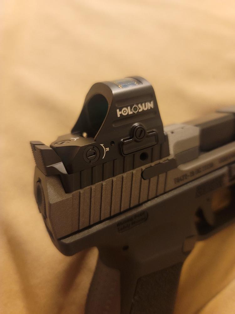 Holosun HE507C-GR X2 Pistol Green Dot Sight – 2 MOA - Customer Photo From Brandon Price