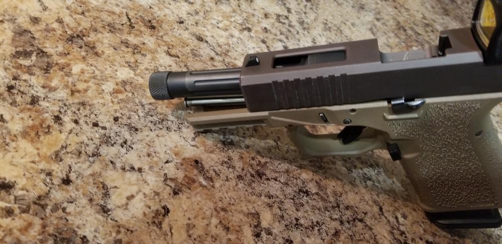 Lone Wolf Alpha Wolf 9mm Fluted Threaded for Glock 19 - Nitride - Customer Photo From SITHA G.