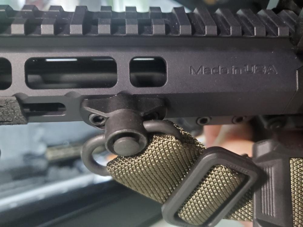 Dirty Bird M-LOK QD Sling Mount - Customer Photo From CHRISTOPHER Ruebsam