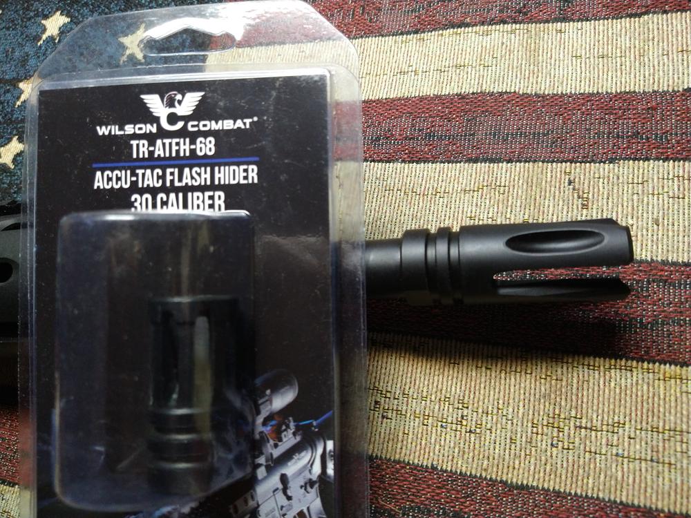 Wilson Combat AR-10 6.5/.308 Accu-Tac Flash Hider - 5/8-24 .30 Caliber - Customer Photo From Mark 