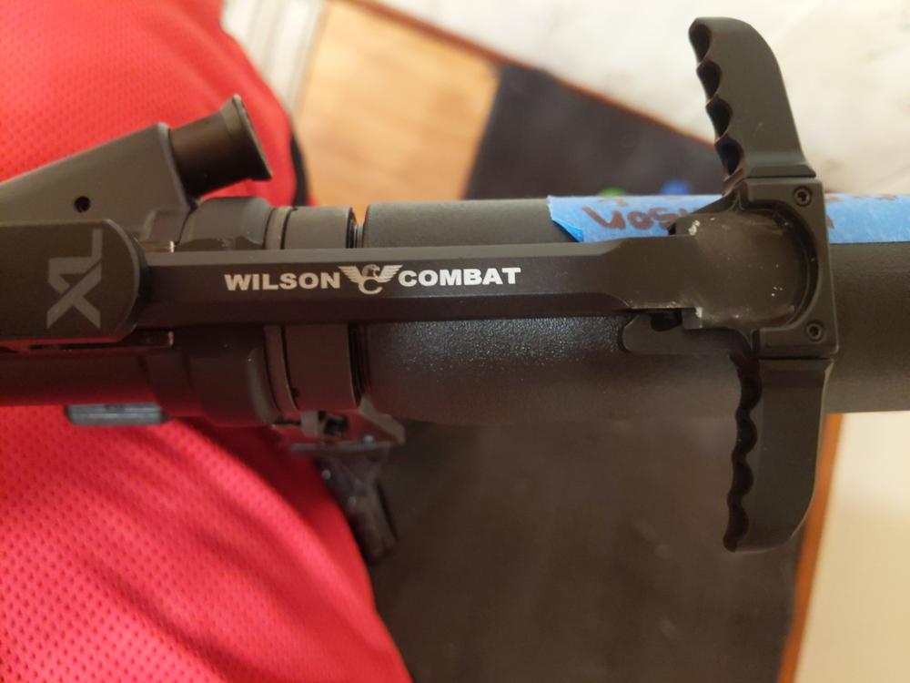 Wilson Combat AR-15 Bullet-Proof Ambidextrous Charging Handle - Large - Customer Photo From Erica Taylor