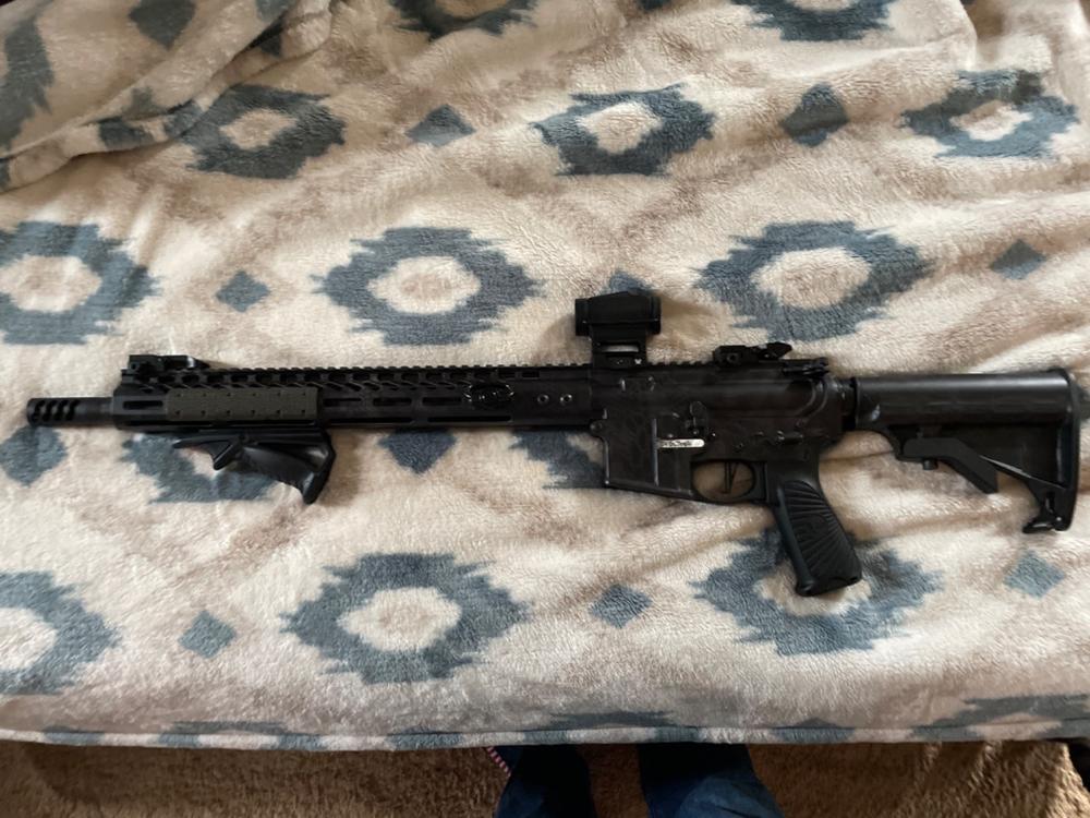 Wilson Combat/BCM Starburst AR-15 Pistol Grip - Black - Customer Photo From Kyle Aarvold