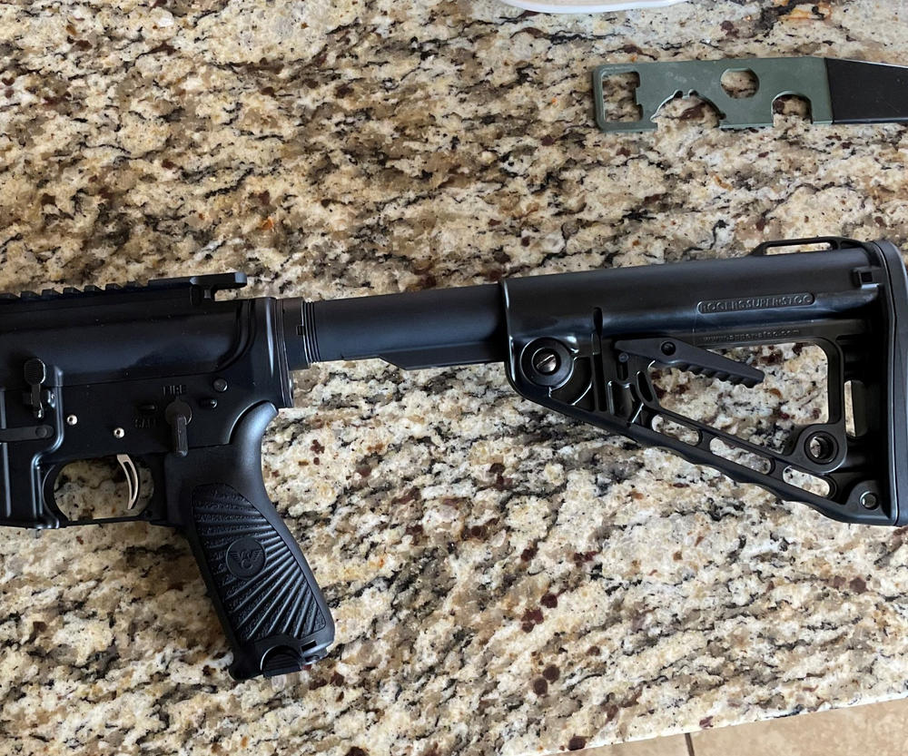 Wilson Combat/BCM Starburst AR-15 Pistol Grip - Black - Customer Photo From Matthew Derise