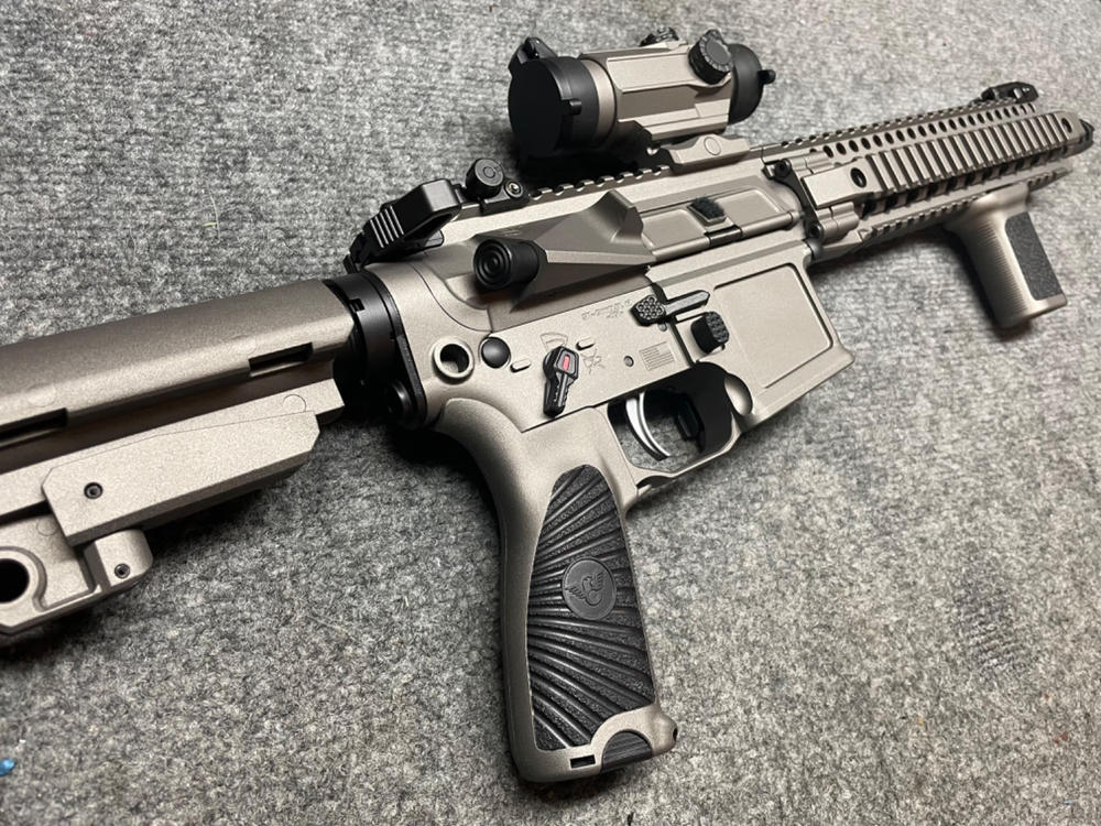 Wilson Combat/BCM Starburst AR-15 Pistol Grip - Black - Customer Photo From Donald McDaniel