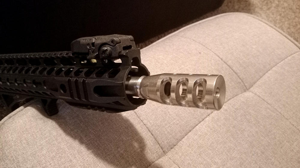 NBS .223/5.56 1/2-28 TPI Compact Muzzle Brake - SS - Customer Photo From Thanh Do