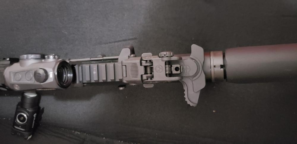 Extended Latch "BAT" Style AR-15 Charging Handle - Customer Photo From Gregory Page