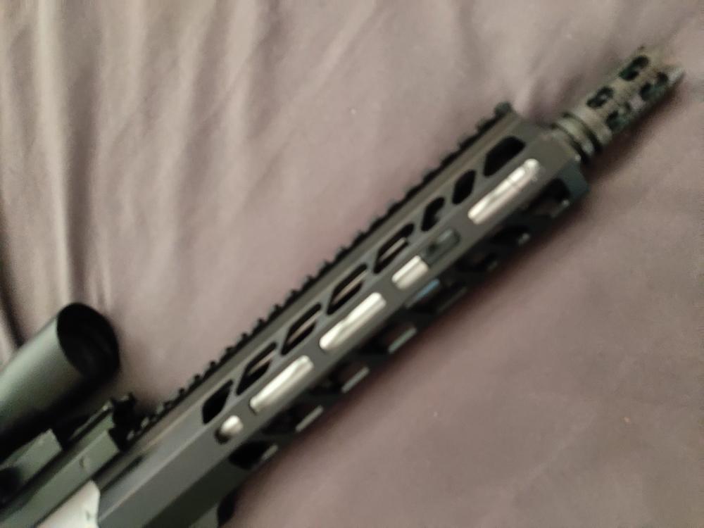 NBS 10.5" 416R Stainless Steel M4 Contour Barrel, 5.56 NATO, Carbine Length Gas System w/ 1:8 Twist - Customer Photo From Michael Smith