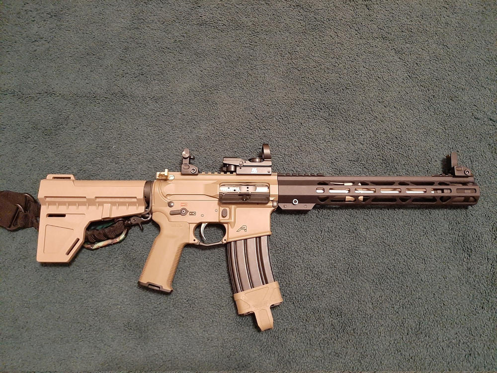 NBS 10.5" 416R Stainless Steel M4 Contour Barrel, 5.56 NATO, Carbine Length Gas System w/ 1:8 Twist - Customer Photo From Joe Brokaw