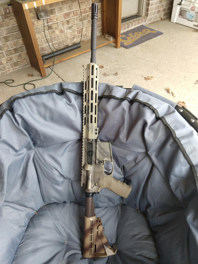 NBS 16" 5.56 Parkerized 1:9 Twist Carbine Length Barrel - Customer Photo From Josh Clough