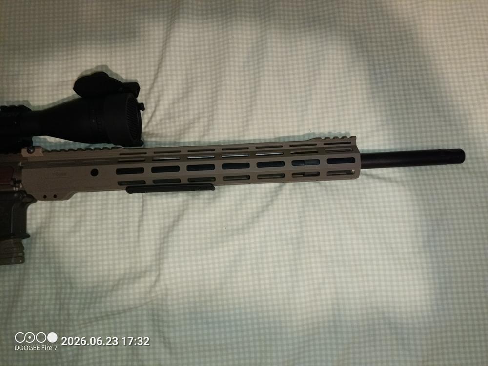 20" Black Nitride 4150 Steel Government Barrel 5.56 NATO Rifle Length Gas 1:7 Twist - Customer Photo From CalH