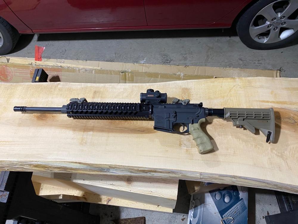 NBS 20" Black Nitride 4150 Steel Government Barrel, 5.56 NATO, Rifle Length Gas System w/ 1:7 Twist - Customer Photo From Joshua Anderson