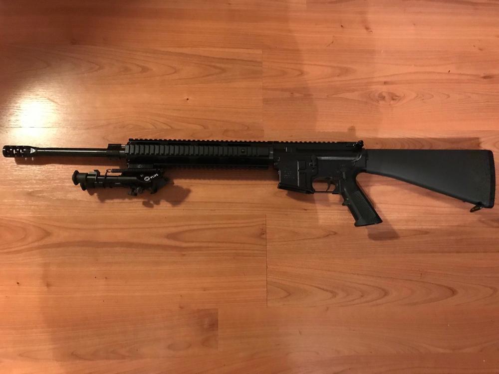 NBS 20" Black Nitride 4150 Steel Government Barrel, 5.56 NATO, Rifle Length Gas System w/ 1:7 Twist - Customer Photo From Brent Boyer